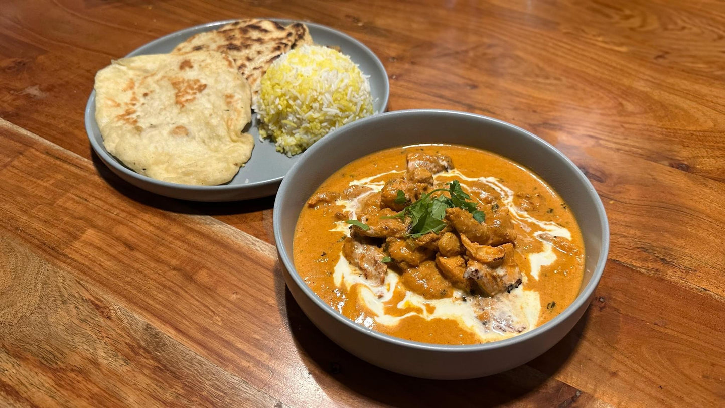 Butter Chicken Curry and Rice